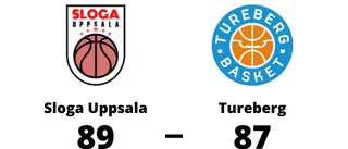 Jämn match när Sloga Uppsala vann mot Tureberg