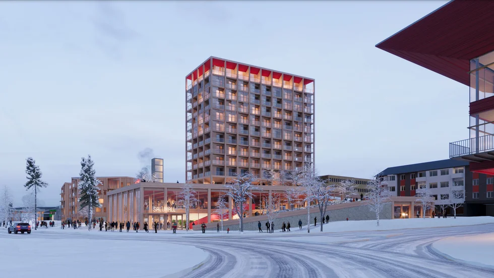 Den naturliga mötesplatsen vann kommunens markanvisningstävling för kvarteret Bävern. Studentconsulting Invest och Sweco står bakom förslaget. 