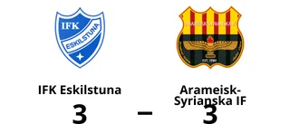 IFK Eskilstuna fixade en poäng mot Arameisk-Syrianska IF