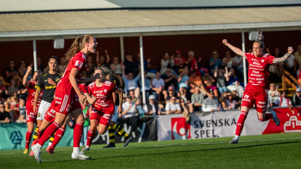 Maja Green gav Piteå ledningen på straff.