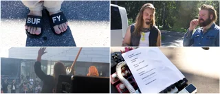 Kör så det röker – häng med Huggorm på E10:an