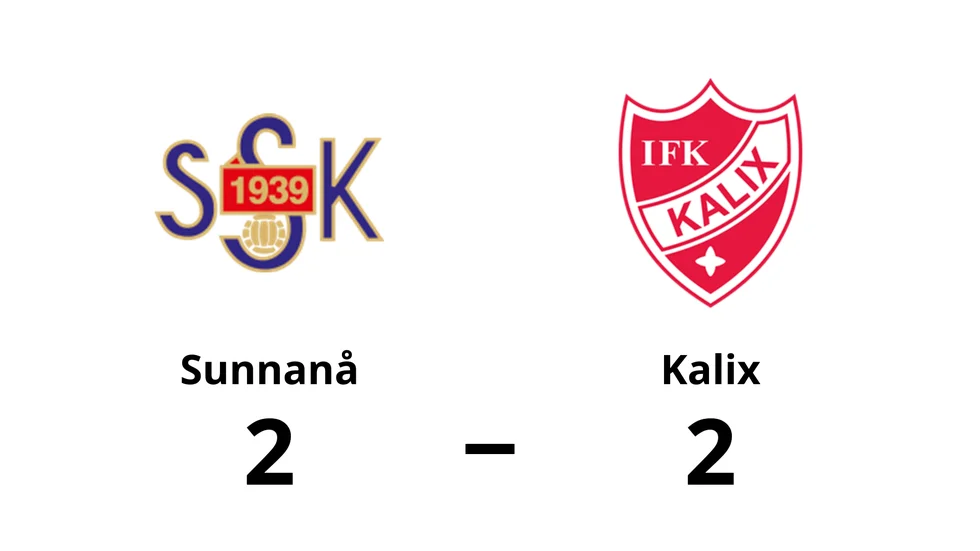 Sunnanå SK spelade lika mot IFK Kalix