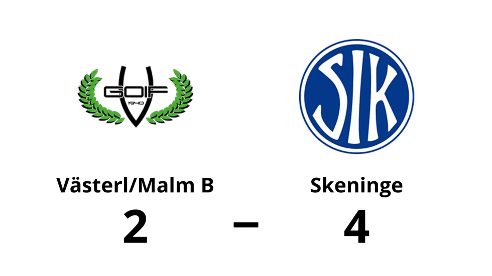 Västerlösa GoIF/Malmslätts AIK B förlorade mot Skeninge IK