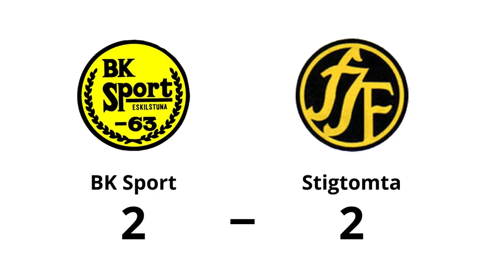 BK Sport spelade lika mot Stigtomta IF