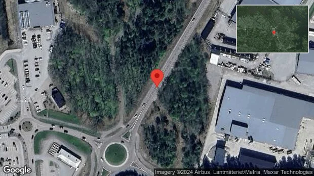 Varning för älg på vägen på väg 972