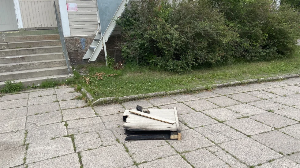 Liten brand i Grillby