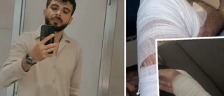 Kamal, 35, attackerad – av kundens hund