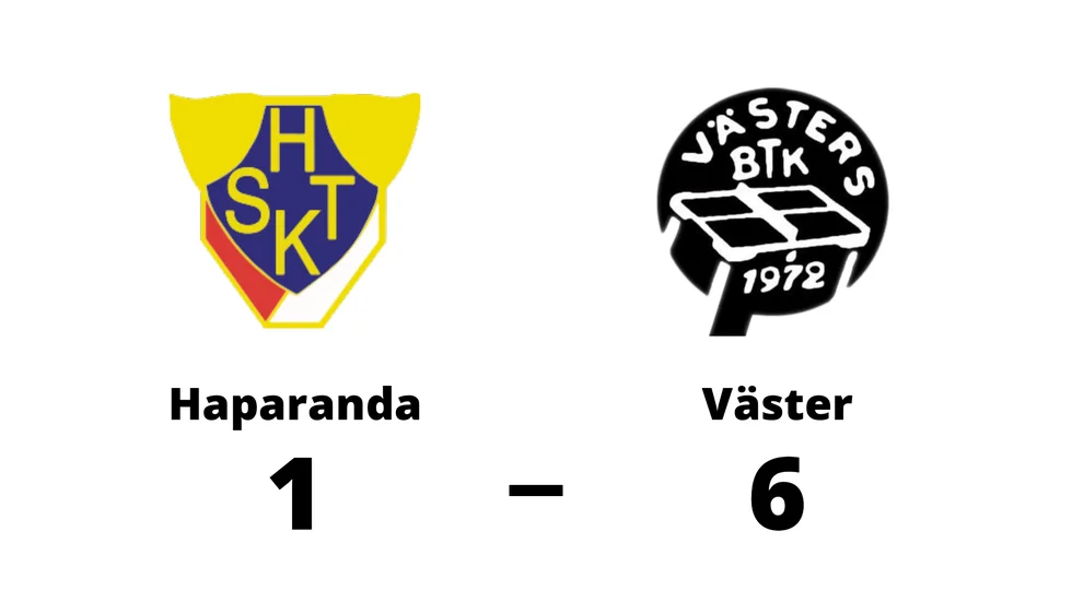 Haparanda SKT förlorade mot Västers BTK