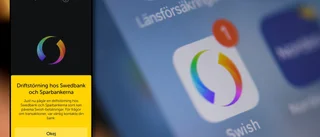 Swishproblem hos Swedbank och Sparbankerna