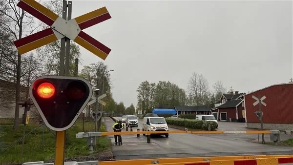 Händelsen inträffade strax söder om Resecentrum i Vimmerby.
