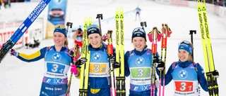 Svenskt VM-silver i damstafetten: "Väldigt nöjda"