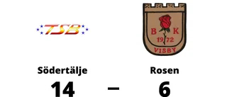 Tung förlust för Rosen i toppmatchen mot Södertälje