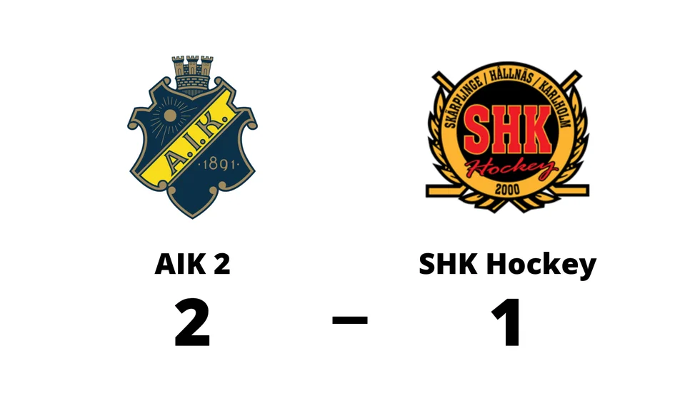 AIK 2 vann mot SHK Hockey Club