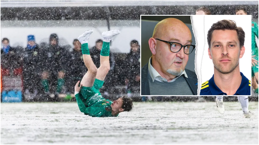 Michael Fleuron och Axel Fägerhall tycker båda att det kan se tokigt ut att seriespelet i division 2 Norrland startar före allsvenskan.