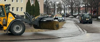 Var det påskfest för sopmaskiner i natt?