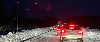 Köbildning mot fjällen efter olycka 
