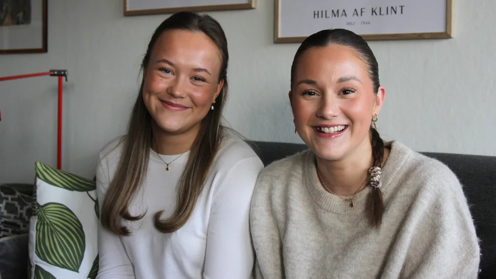 Flora Melén, 9A på Palmbladsskolan, och Ebba Taflin, 9.2 på Kunskapsskolan Uppsala Norra, är båda 16 och spelar basket ihop.