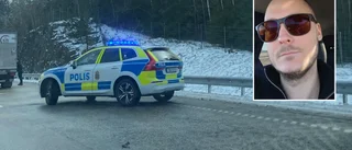Bil kraschade på E20 – Robin, 39, vittne till otäcka olyckan
