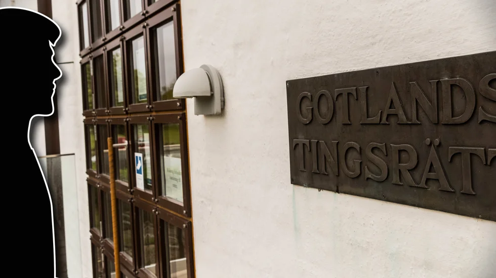 I en tidigare personutredning påstår mannen att han blivit beskjuten på Gotland.