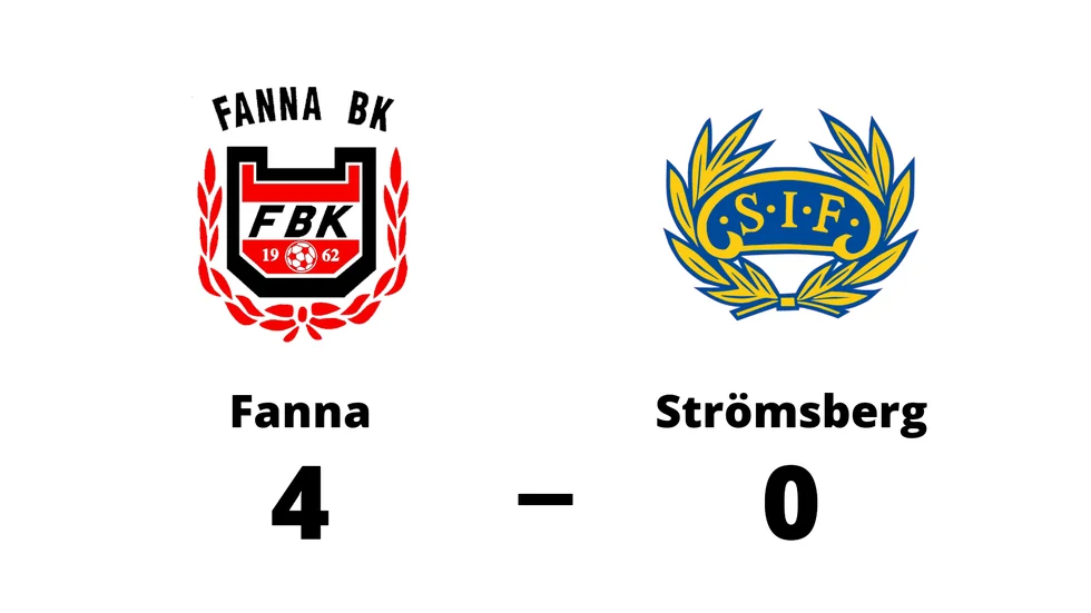 Fanna BK vann mot Strömsbergs IF