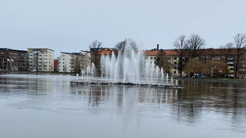 Under torsdagenmorgonen fungerade fontänen som vanligt igen.