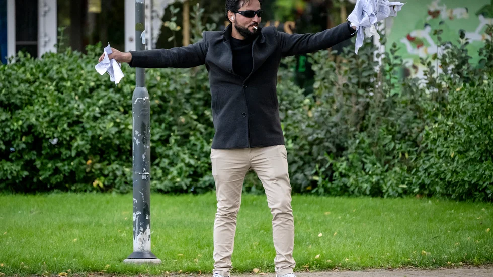 Salwan Momika. Arkivbild.