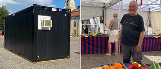 Torghandlare: Containern kan jag använda som kylrum