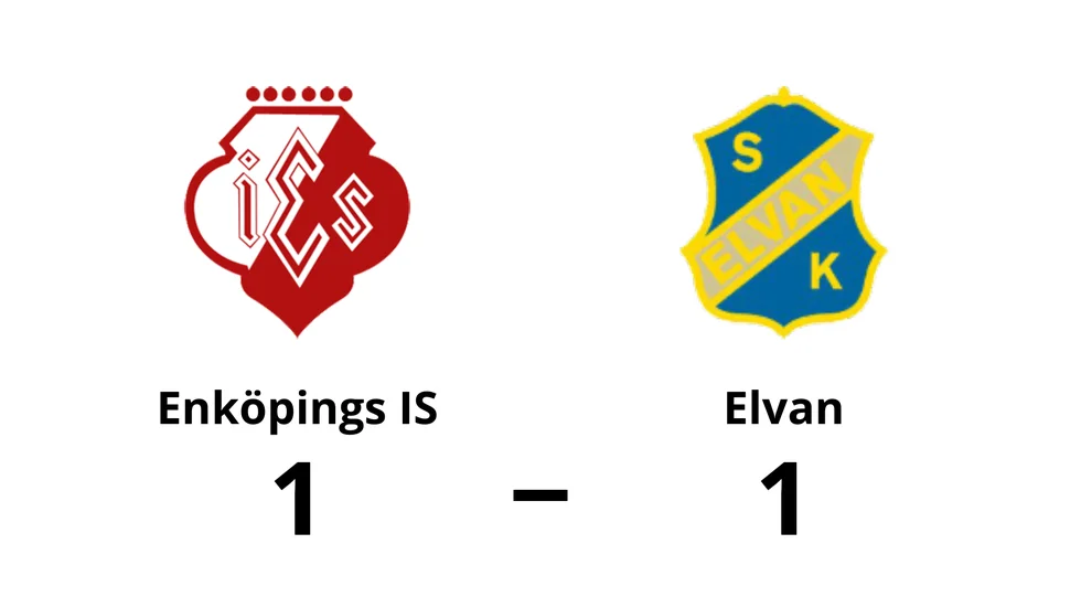 Enköpings IS spelade lika mot SK Elvan