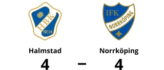 Oavgjort för Halmstad hemma mot Norrköping