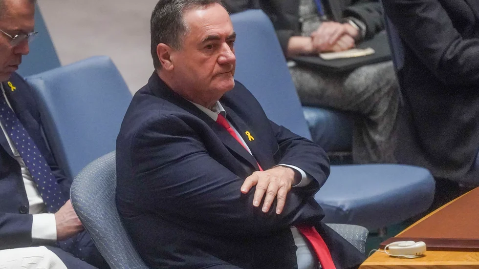 Israels nytillträdde försvarsminister Israel Katz. Arkivbild.