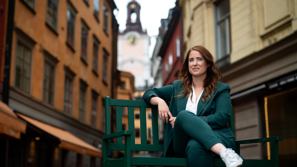 Klimatet och Ukraina är de viktigaste frågorna i EU-valet för Centerpartiets toppkandidat Emma Wiesner.