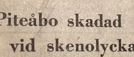 Ur PT:s arkiv: Skadades i hästolycka