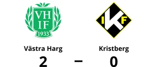 Förlust för Kristberg i toppmatchen mot Västra Harg