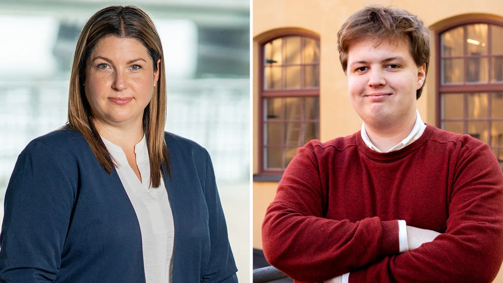 Elin Nilsson och Jonathan Törnstrand, båda (L).