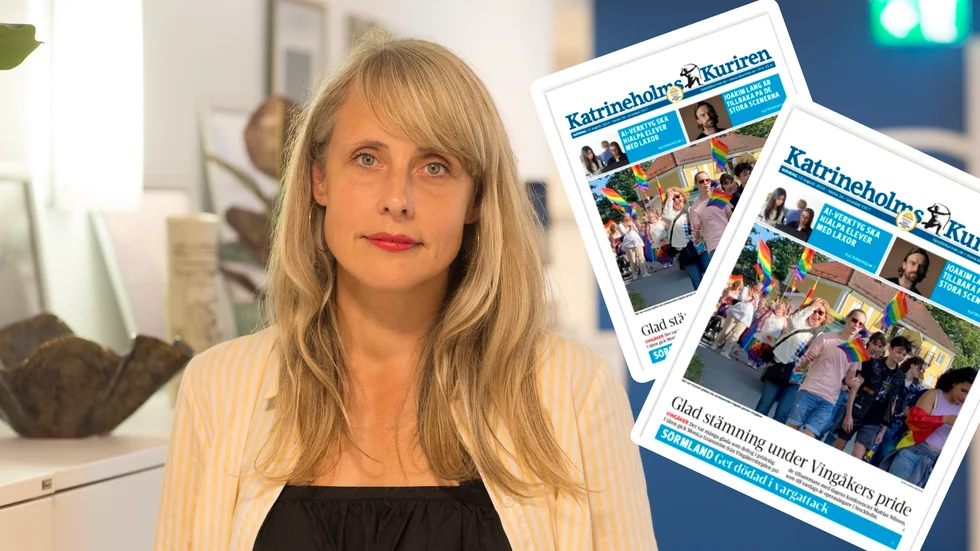 Katrineholms-Kurirens chefredaktör Ida Lithell om insatserna som görs i samband med förändringen i antalet utgivningsdagar. 