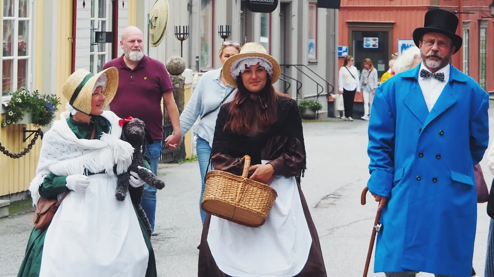 Tant Grön, tant Brun och tant Gredelin kommer att synas på Sigtunas gator även i år, även om marknaden inte kan vara på Stora gatan.