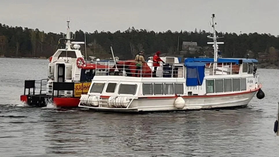 Sjöräddningssällskapet undsatte MS Josephine, som ska köra skärgårdsturer från Nyköping.