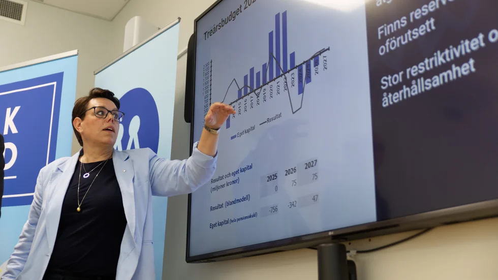Marie Morell (M) är regionstyrelsens ordförande. 