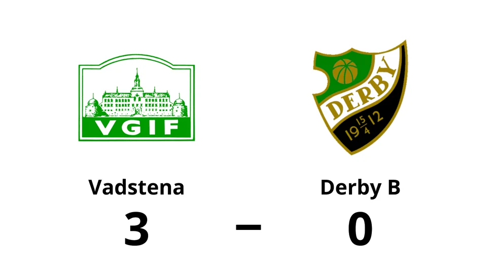 Vadstena GIF vann mot Derby B