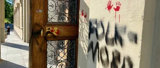 Vad vandaliserar man när man sprejar Carolina Rediviva?
