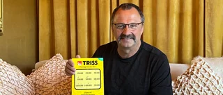 Mikael från Arjeplog vann på Triss – skrapade fram tre tv-rutor: "Nu blir det nya fönster, kyl och frys och spis till stugan"