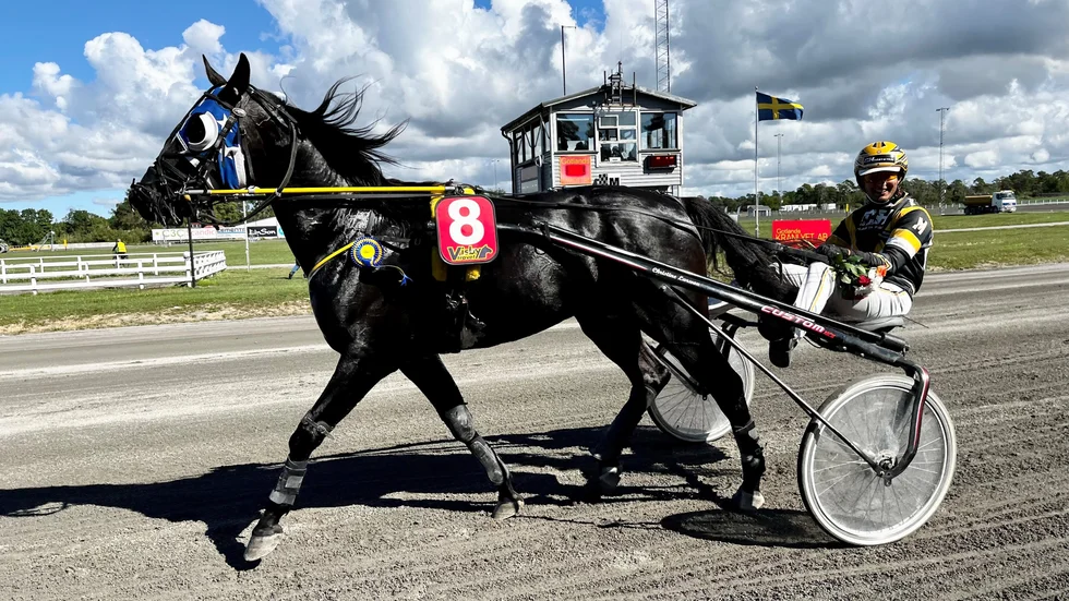 En svart diamant var hårdast i lopp 3. Excellent Diamond gav Martin Malmqvist hans andra dagsseger som kusk. 