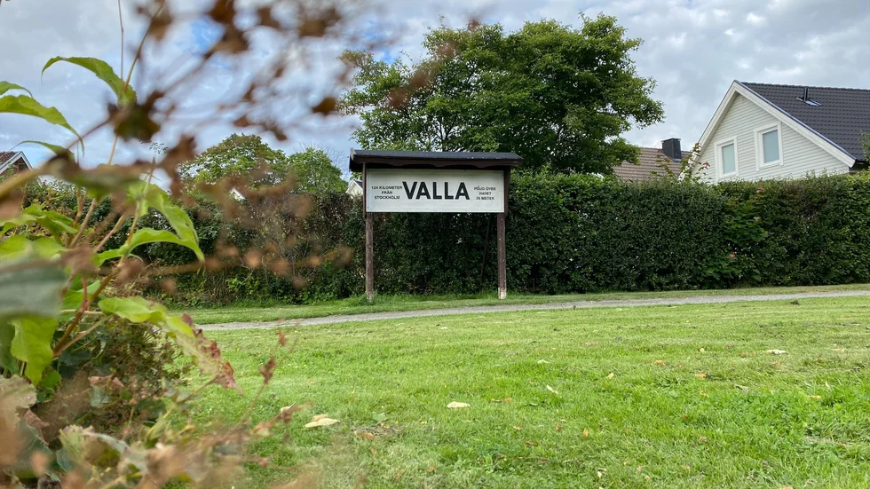 Valla var skådeplats för flera polisingripanden under dagen. 