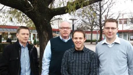 Skogbarometern presenterades lokalt av Gunnar Lindén och Bo Jonsson, Tjustbygdens sparbank samt Magnus Christiansson och Magnus Engström, LRF Konsult, Västervik.