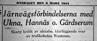 Uknabo stormar mot den usla tågtrafiken