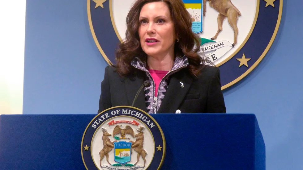 Michigans guvernör Gretchen Whitmer. Arkivbild.