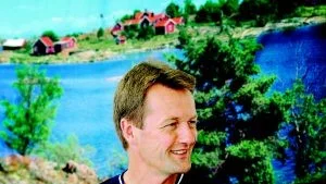 Gillar Boat meet. Carl-Magnus Mårheden är näringslivsansvarig på Västerviks kommun. Evenemanget har gjort många turister nyfikna på Västervik.Foto: Anders Liljegren