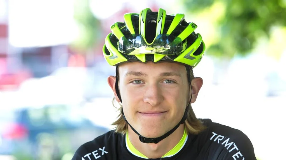 Gustaf Andersson får slita i bergen i Schweiz.