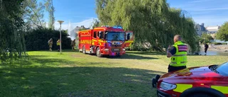 Räddningstjänsten släckte mindre brand på Strömsholmen