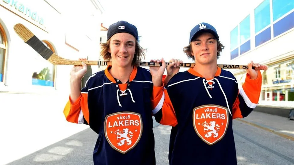 Ishockeykarriären kommer att fortsätta i Växjö för Edvin Hermsson och Axel Hermansson de tre närmaste åren.